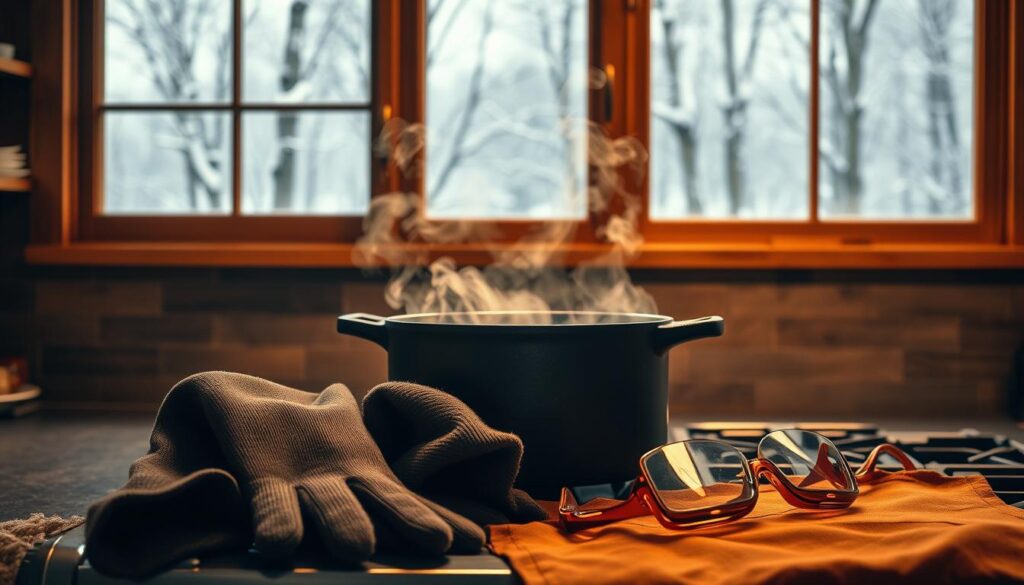 Maple Syrup Boiling Safety Precautions