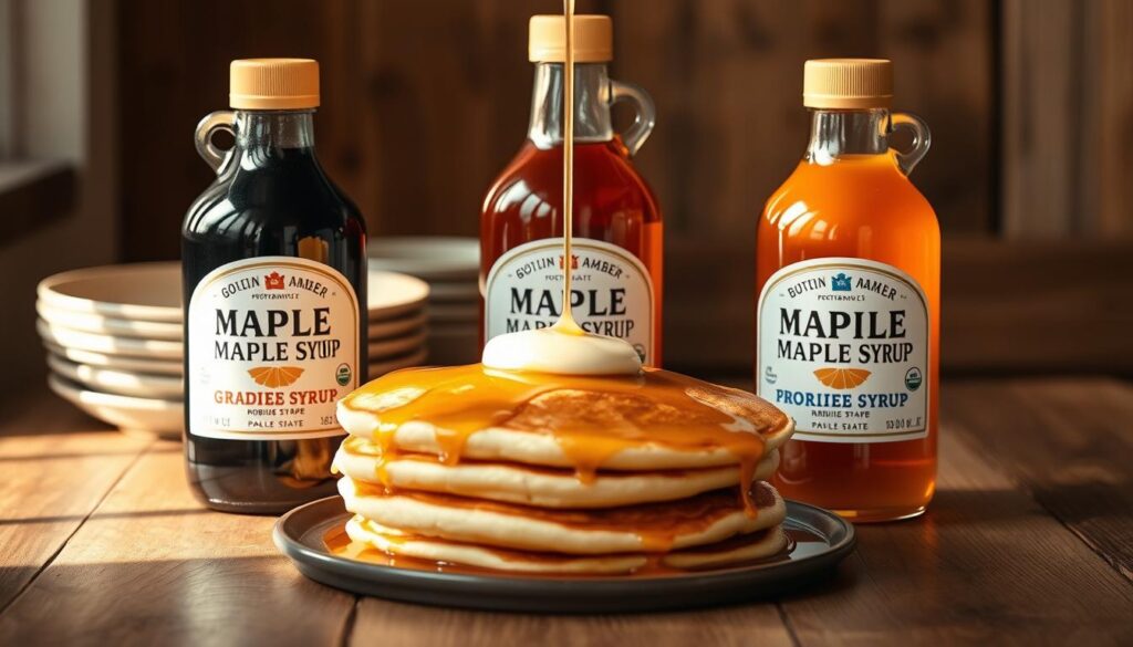Maple Syrup Grades for Buttermilk Pancakes
