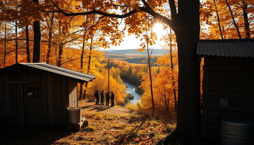Maple Syrup Harvesting Process