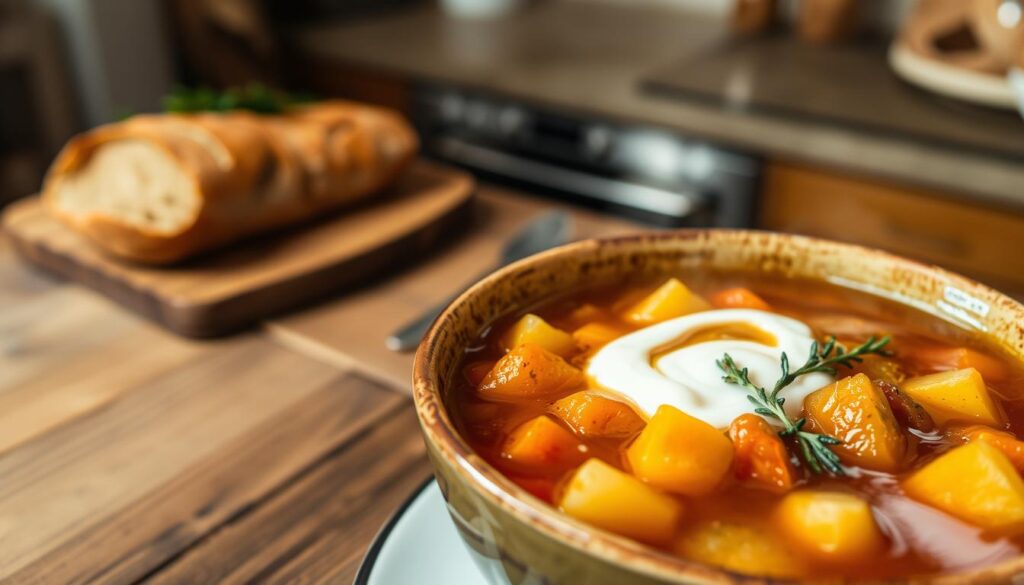 Maple Syrup Root Vegetable Soup