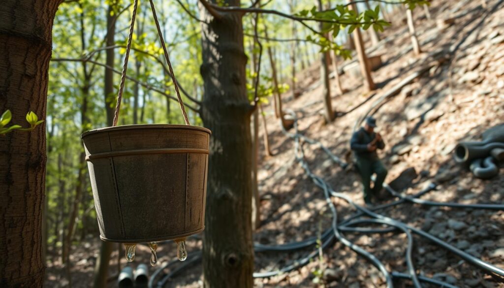 Maple Syrup Sap Collection Challenges