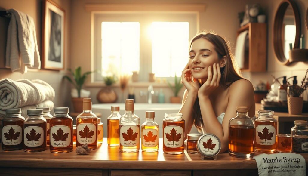 Maple Syrup Skincare Routine