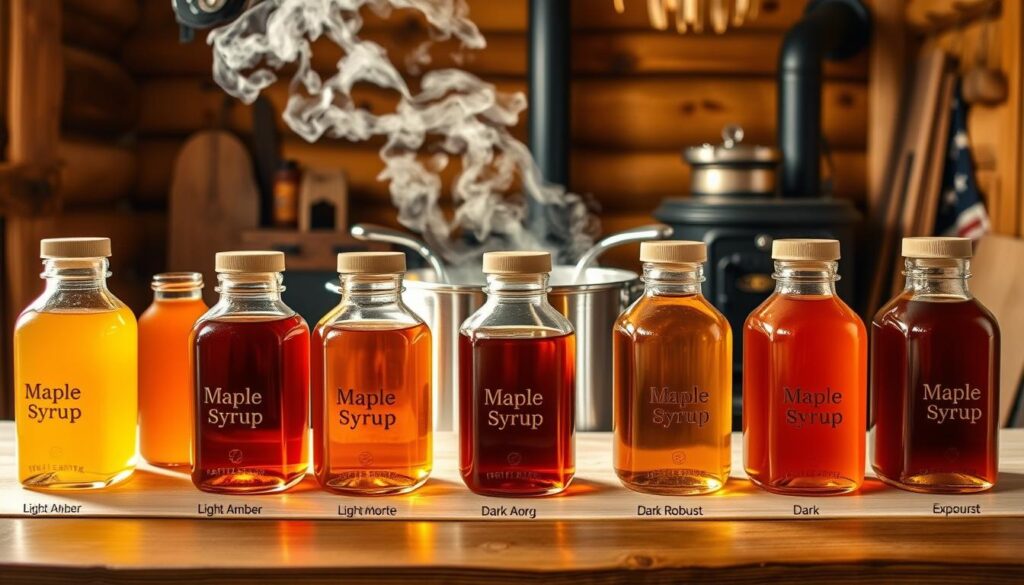 Maple Syrup Temperature Grades