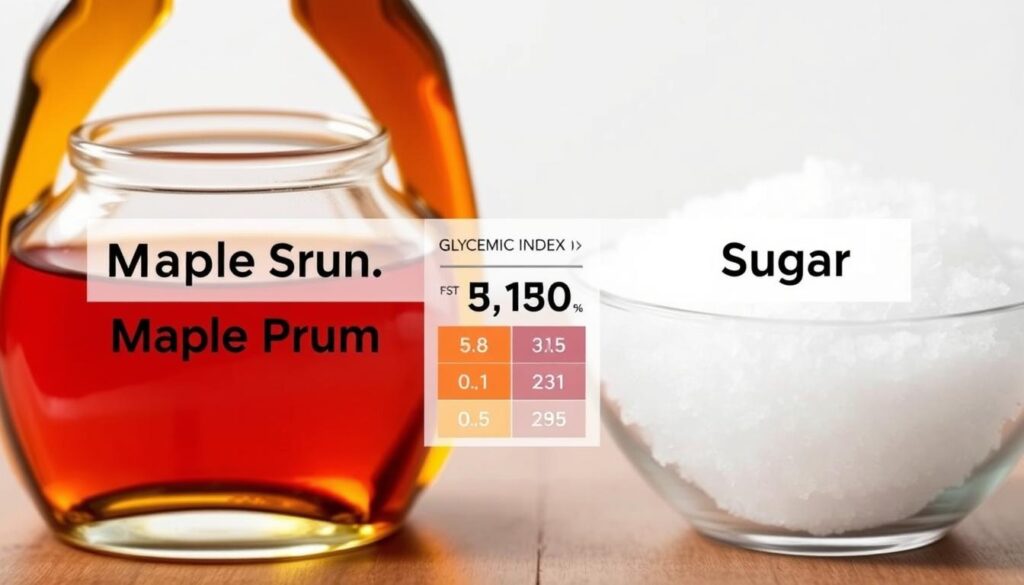 Maple Syrup vs Sugar Glycemic Index Comparison Maple Syrup vs Sugar Glycemic Index Comparison