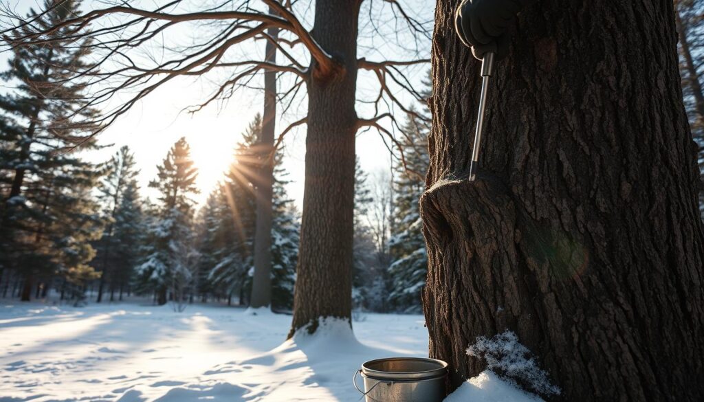 Maple Tree Tapping Process