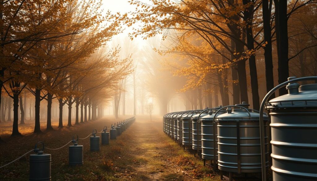 Modern Maple Sap Collection Methods