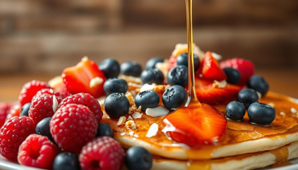 Pancakes with Creative Toppings