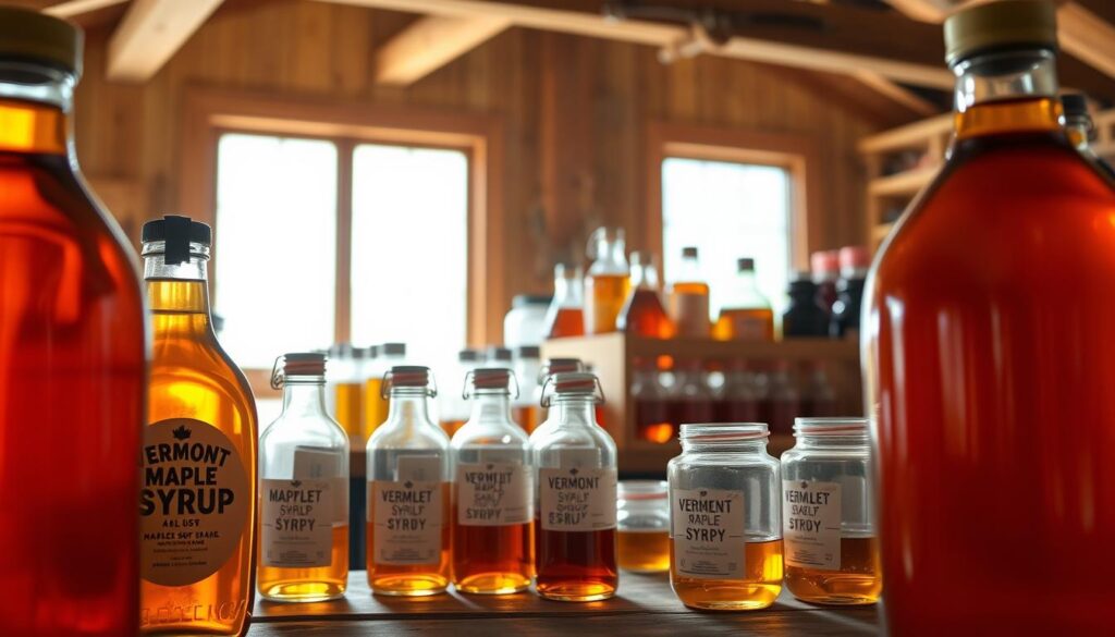 Vermont maple syrup grading and storage