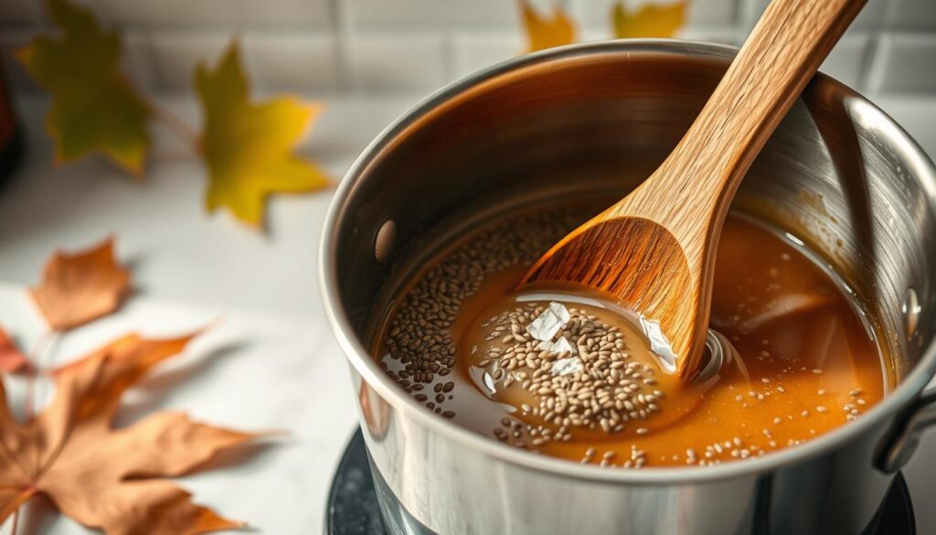 Homemade Organic Maple Energy Gel Preparation Homemade Organic Maple Energy Gel Preparation