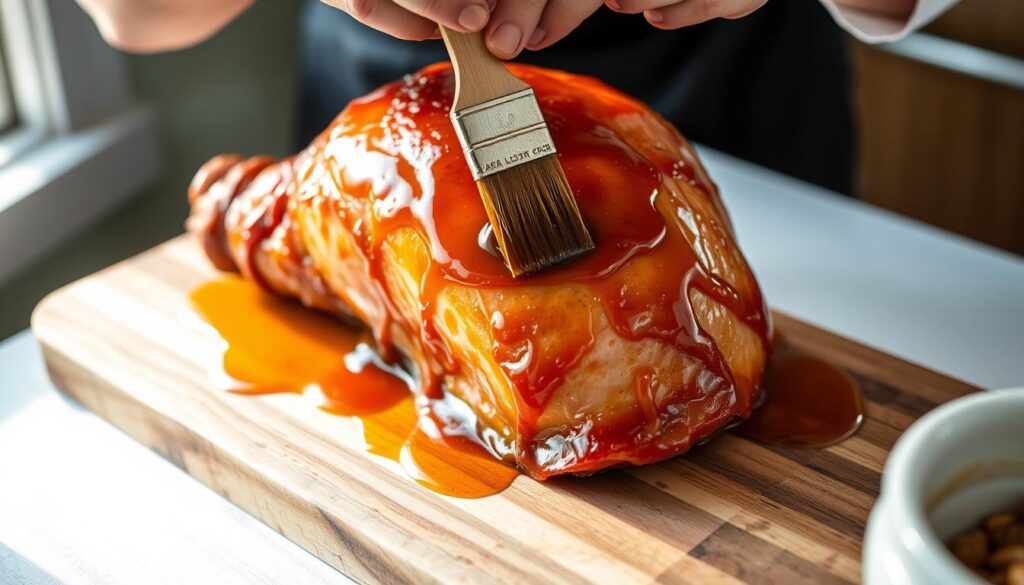 Ham Glazing Techniques