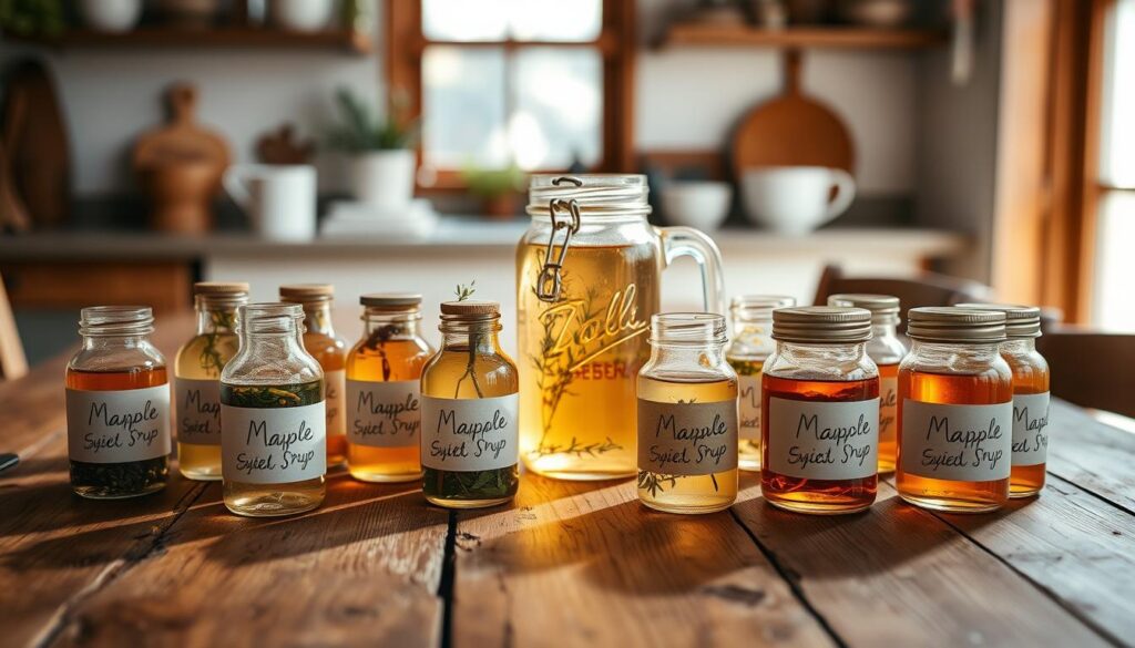 Herbal Infused Maple Syrup Combinations Herbal Infused Maple Syrup Combinations