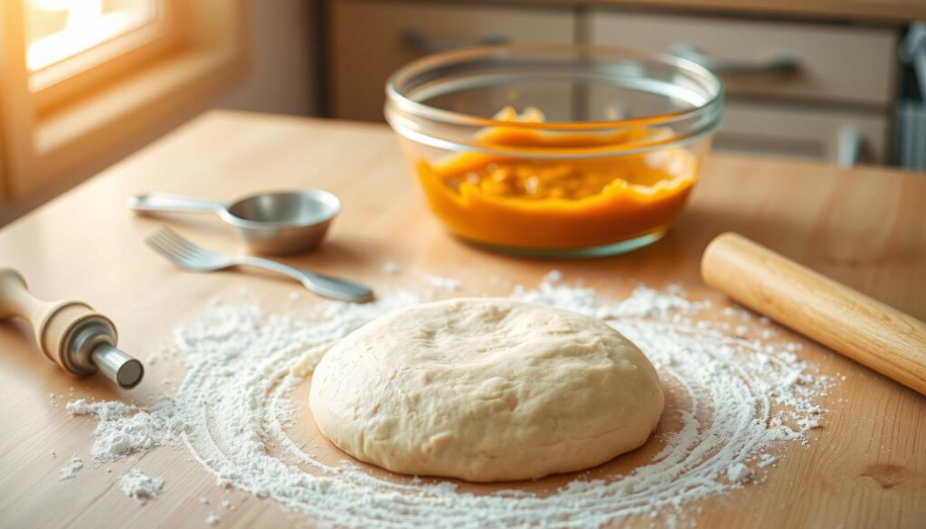 Homemade Pumpkin Pie Crust Preparation