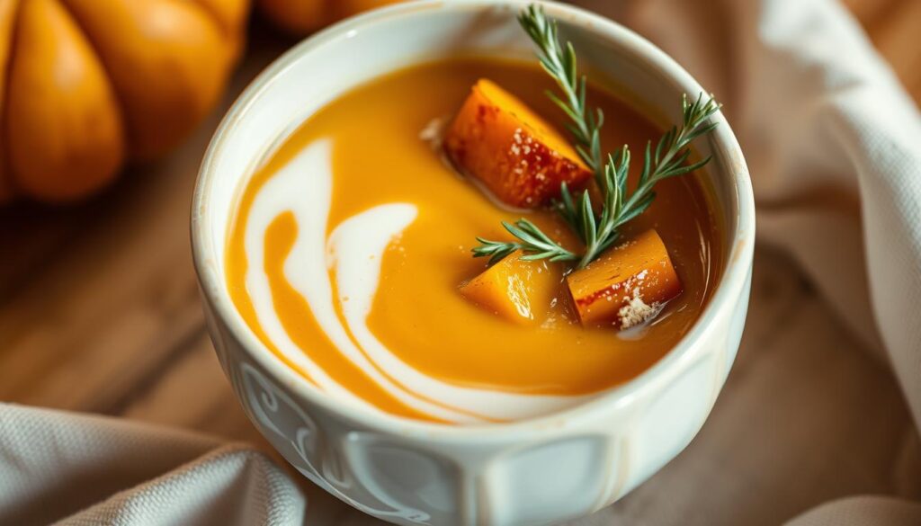 Maple Glazed Acorn Squash Soup