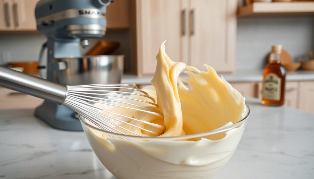 Maple Syrup Frosting Preparation