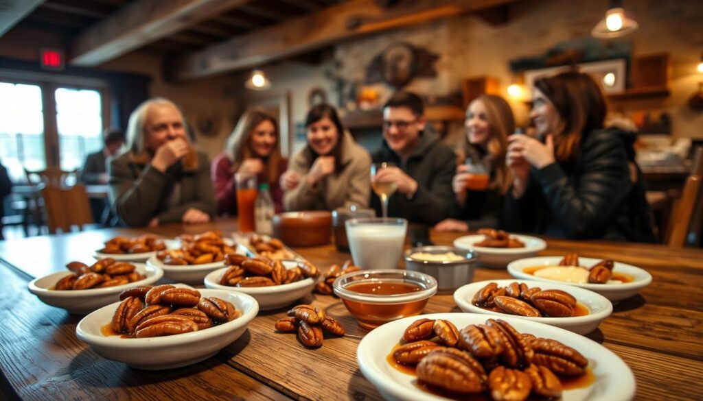 Maple Syrup Pecans Tasting Party