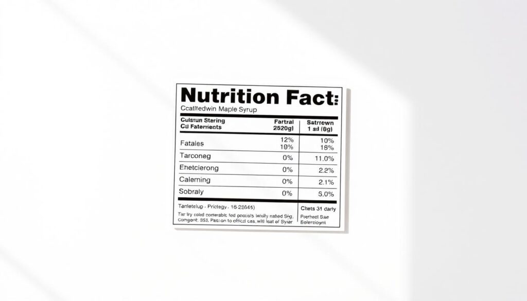 carbs in maple syrup