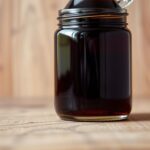 dark maple syrup