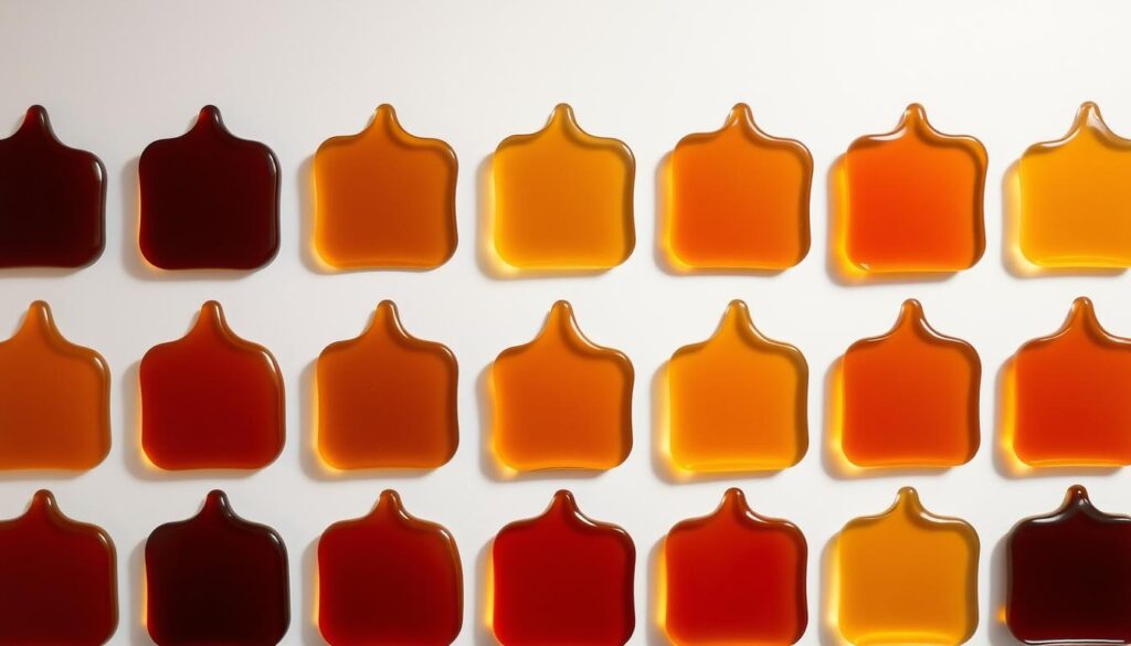 maple syrup color chart