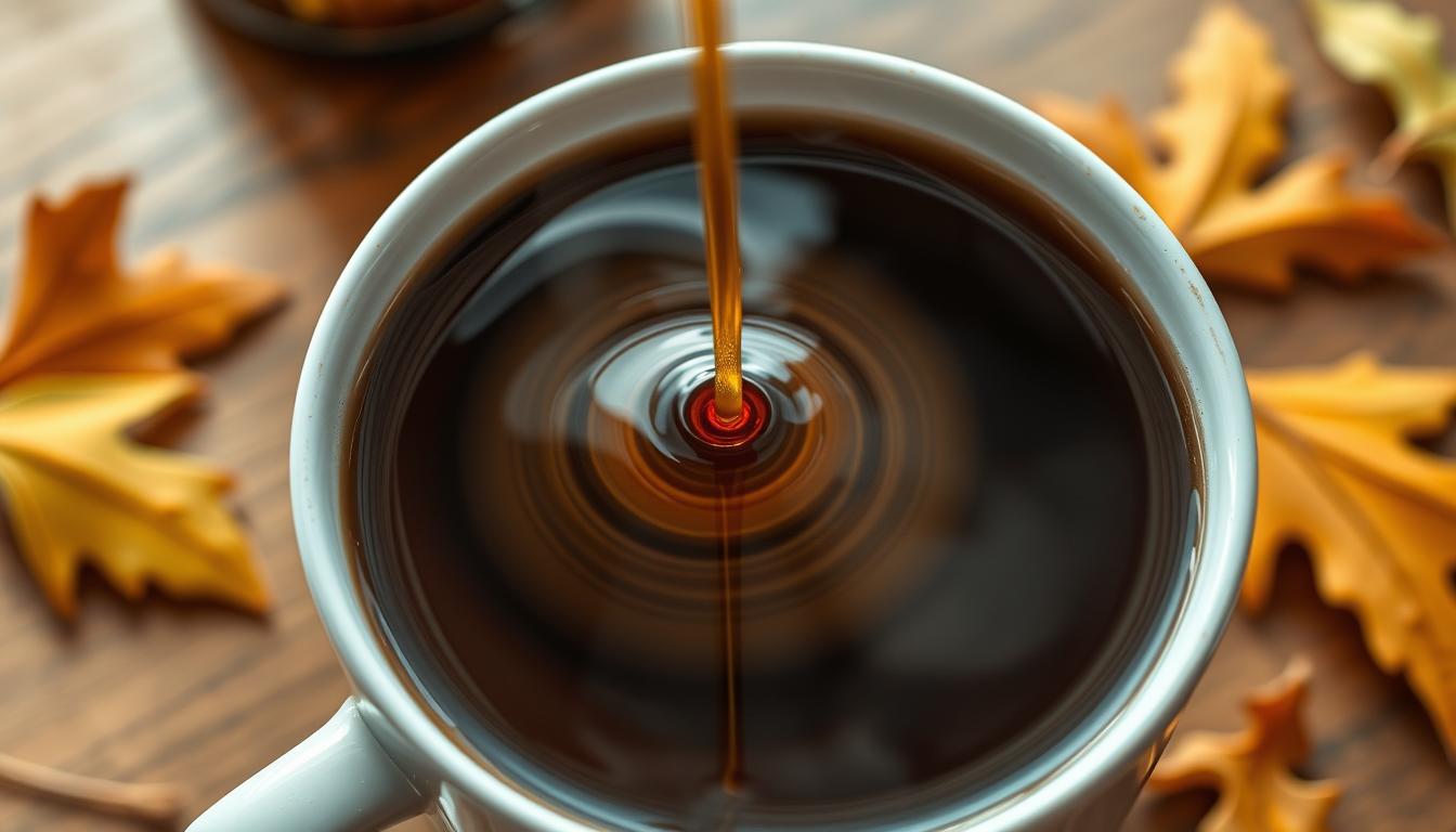 maple syrup in tea