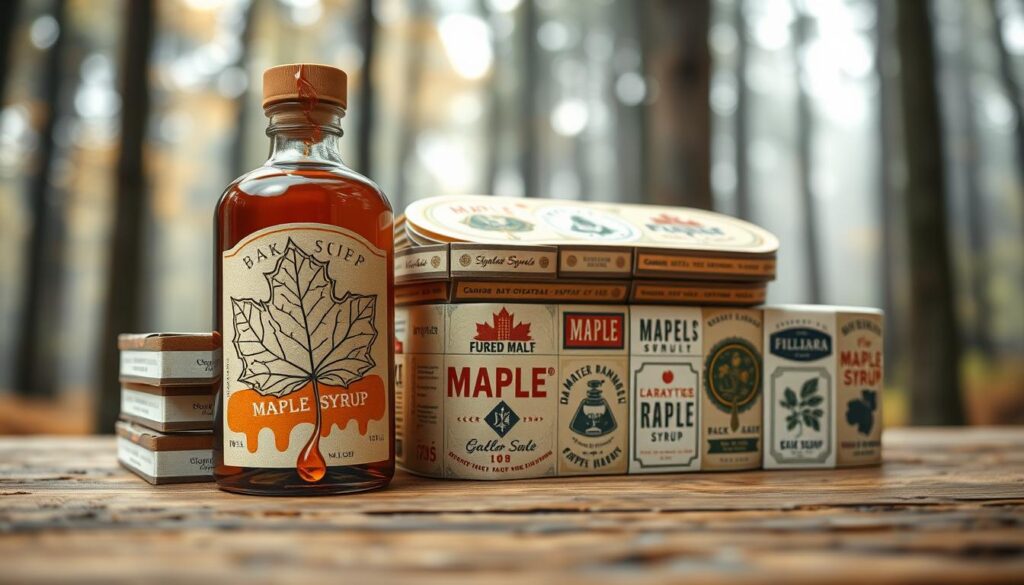 maple syrup labels