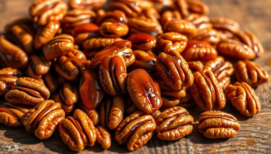 maple syrup pecans